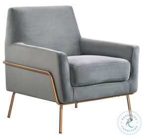 Kent Gray Modern Accent Chair