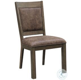 Denman Rich Brown Dining Side Chair Set of 2