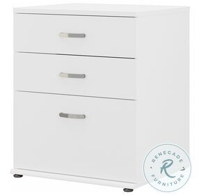 Universal White Floor Storage Cabinet With Drawer
