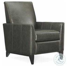 Lean On Me Almost Black Leather Recliner