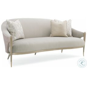 Pretty Little Thing Soft Dove Grey Sofa