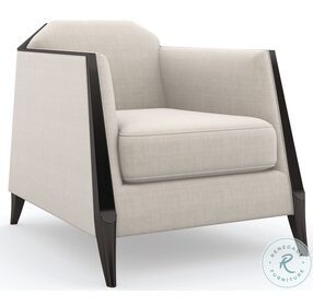 Outline Caracole Upholstery Beige Accent Chair