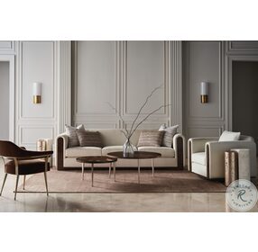 Dimitri Caracole Upholstery Eggshell Living Room Set