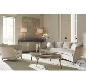 Bend The Rules Sumptuous Buff Curved Living Room Set