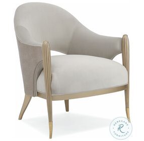 Pretty Little Thing Soft Dove Grey Accent Chair