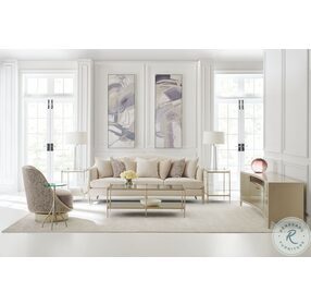 Perfectable Neutral Metallic Occasional Table Set