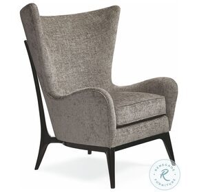 What's New Pussycat Gray Wingback Chair