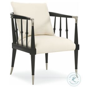 Black Beauty Tuxedo Windsor Chair