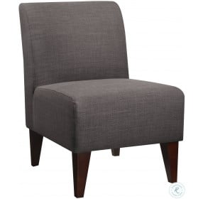 North Charcoal Slipper Accent Chair