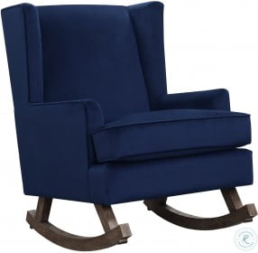 Lily Ink Blue Glider Chair