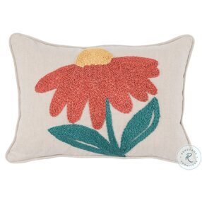 Curated Crafts Beiges And Red Keeira Pillow Set of 2