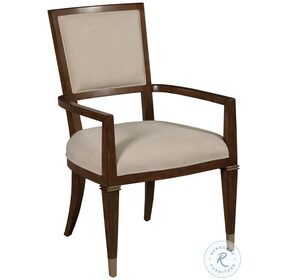 Vantage Bartlett Warm Brown Tourmaline Arm Chair Set Of 2