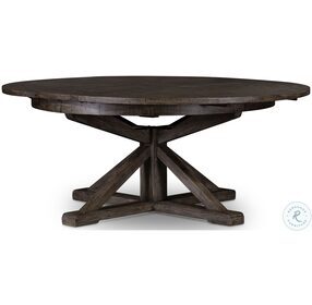 Cintra Rustic Black Olive Extendable Dining Table