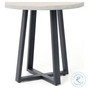 Cyrus Black Round 32" Outdoor Dining Table