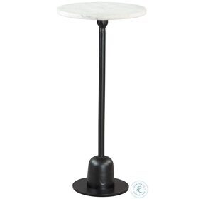 Woozy White And Black Side Table