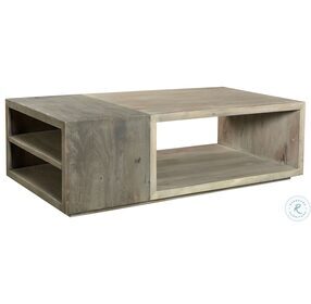 Timtam Acacia White Wash And Charcoal Coffee Table