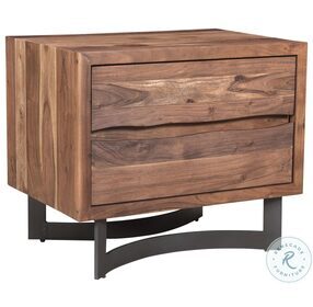 Bent Natural Stain Nightstand