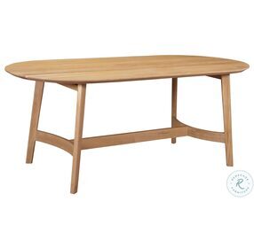 Trie Natural Light Oak Small Dining Table