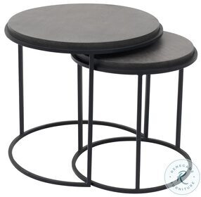 Roost Black Nesting Table Set Of 2