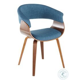 Vintage Mod Blue Chair