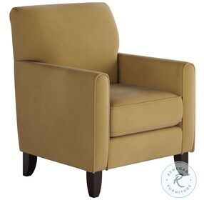 Bella Gold Harvest Straight Arm Accent Chair