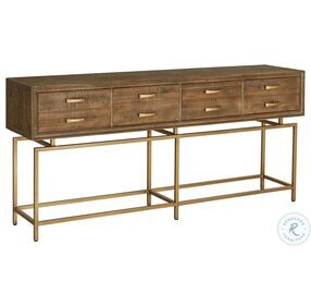 Annecy Honey Brown Console Table