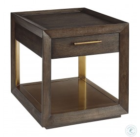 Woodwright Brown Balch End Table