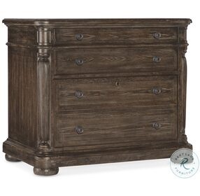 Traditions Rich Brown Lateral File Cabinet