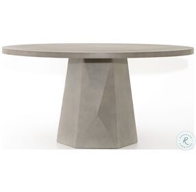 Bowman Grey Concrete Outdoor Dining Table