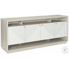 Axiom Linear Grey And White TV Stand