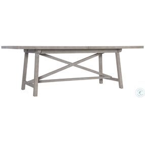 Albion Pewter 124" Extendable Dining Table