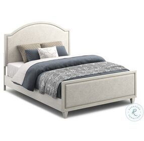 Newport Off Whites Upholstered Queen Panel Bed