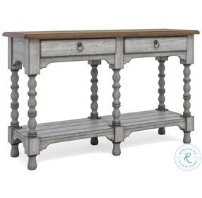 Plymouth Distressed Gray Wash Sofa Table