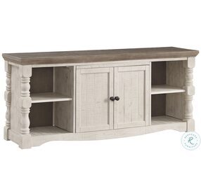 Havalance Weathered Gray And Vintage White 67" TV Stand