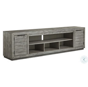 Naydell Weathered Light Gray 92" TV Stand