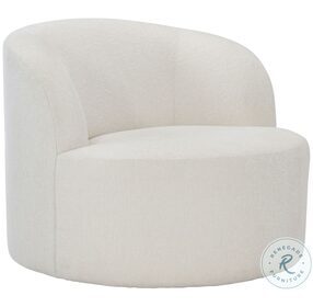 Elle Cream Swivel Chair