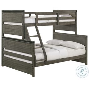 Montauk Gray Twin Over Full Bunk Bed
