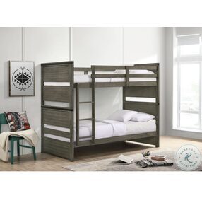 Montauk Gray Youth Bunk Bedroom Set