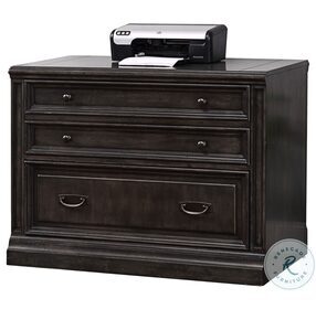 Washington Heights Washed Charcoal Lateral File