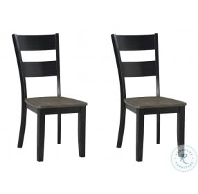 Kelley Charcoal Dining Chair Set Of 2