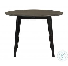 Kelley Charcoal 42" Round Extendable Dining Table
