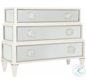 Calista Silken Pearl And Plated Nickel Drawer Chest