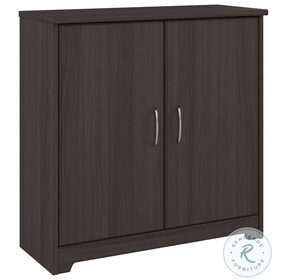 Cabot Heather Gray Small Storage Cabinet with Doors
