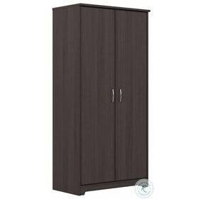 Cabot Heather Gray Tall Kitchen Pantry Cabinet with Doors