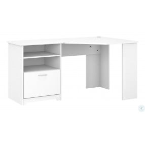 Cabot White 60" Corner Desk