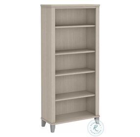Somerset Sand Oak Tall 5 Shelf Bookcase