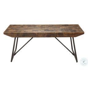 Walden Mango Wood And Iron Cocktail Table