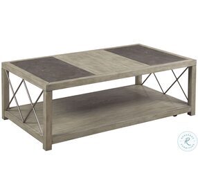 West End Soft Greige Rectangular Coffee Table