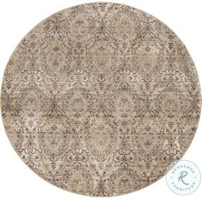 Westerly Sand And Grey Elegance Round Rug