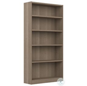 Universal Ash Gray Tall 5 Shelf Bookcase